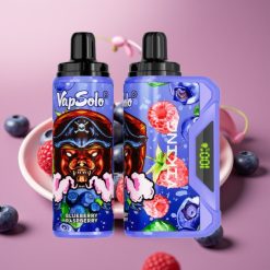 VapSolo VIKING 12000 Puffs 22ml Zemenes Aveņu Disposable Vape